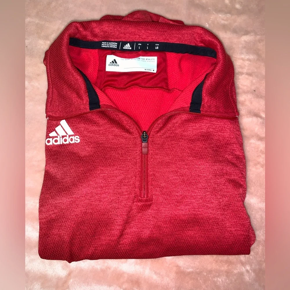 Men’s Adidas Quarter Zip Jacket - Picture 2 of 3